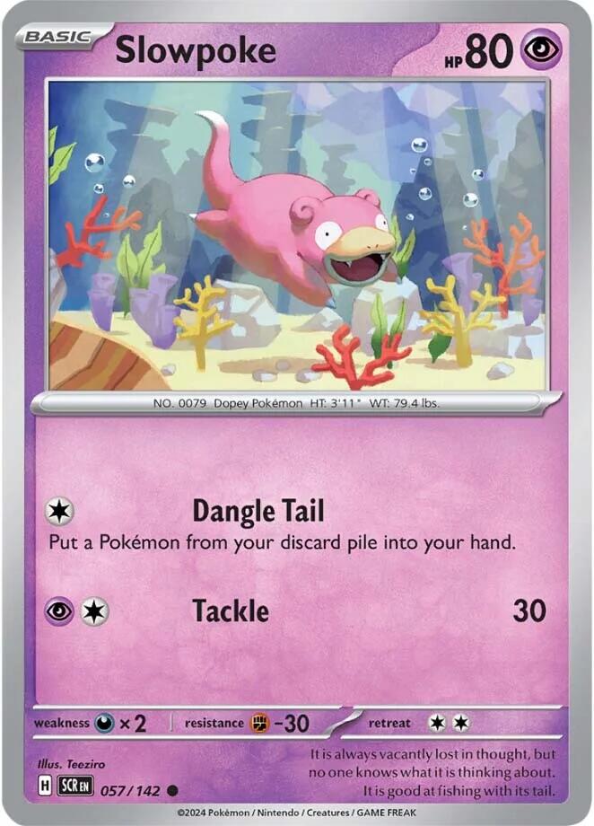 Slowpoke (057/142) [Scarlet & Violet: Stellar Crown] | Mega City Incorporated