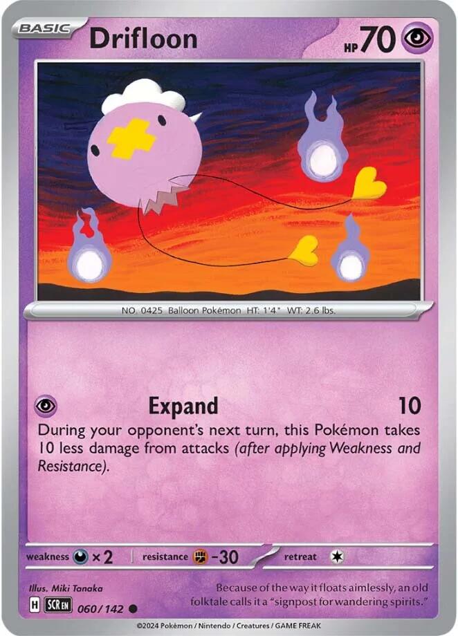 Drifloon (060/142) [Scarlet & Violet: Stellar Crown] | Mega City Incorporated