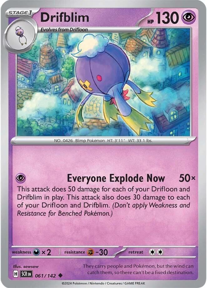 Drifblim (061/142) [Scarlet & Violet: Stellar Crown] | Mega City Incorporated