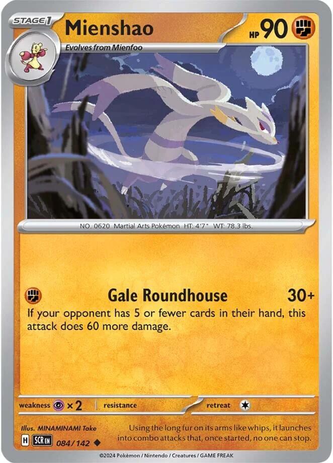 Mienshao (084/142) [Scarlet & Violet: Stellar Crown] | Mega City Incorporated