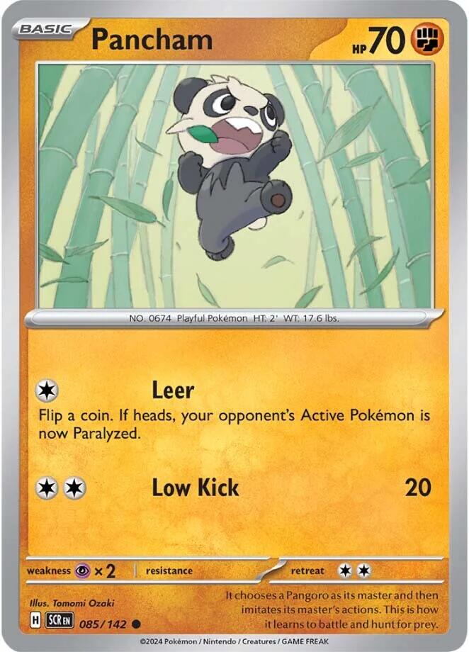 Pancham (085/142) [Scarlet & Violet: Stellar Crown] | Mega City Incorporated