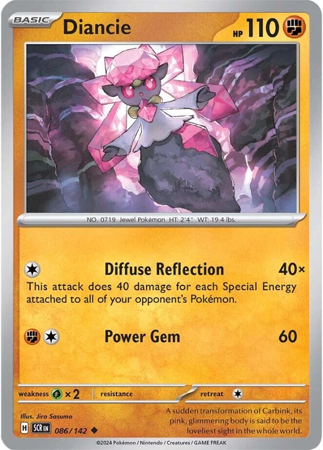 Diancie (086/142) [Scarlet & Violet: Stellar Crown] | Mega City Incorporated