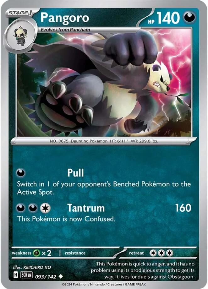 Pangoro (093/142) [Scarlet & Violet: Stellar Crown] | Mega City Incorporated