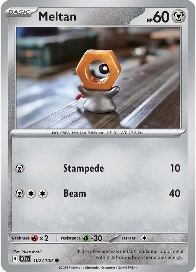 Meltan (102/142) [Scarlet & Violet: Stellar Crown] | Mega City Incorporated