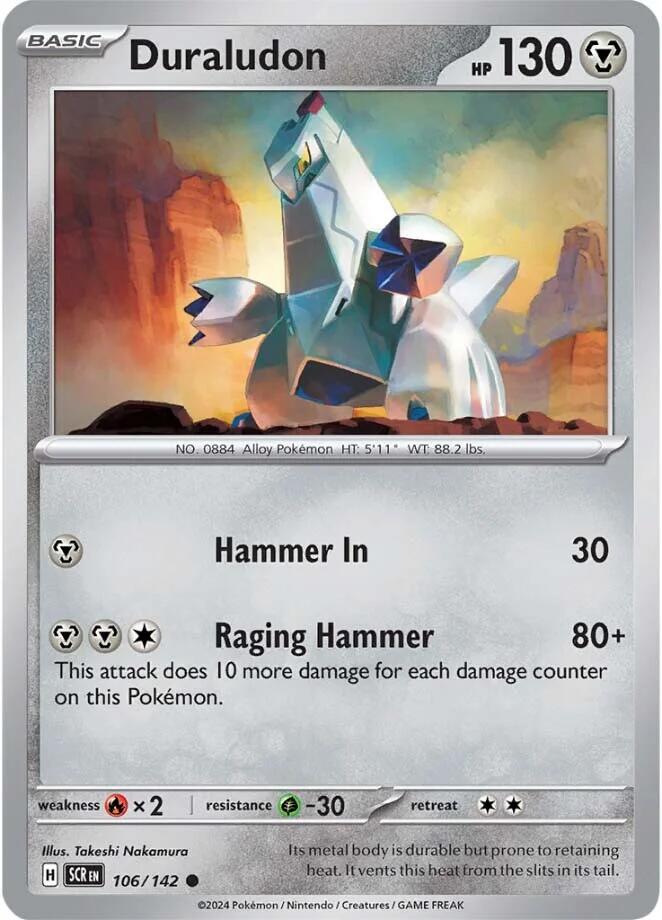 Duraludon (106/142) [Scarlet & Violet: Stellar Crown] | Mega City Incorporated