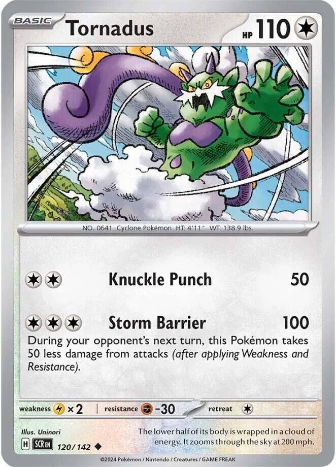 Tornadus (120/142) [Scarlet & Violet: Stellar Crown] | Mega City Incorporated