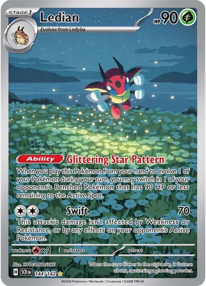 Ledian (144/142) [Scarlet & Violet: Stellar Crown] | Mega City Incorporated