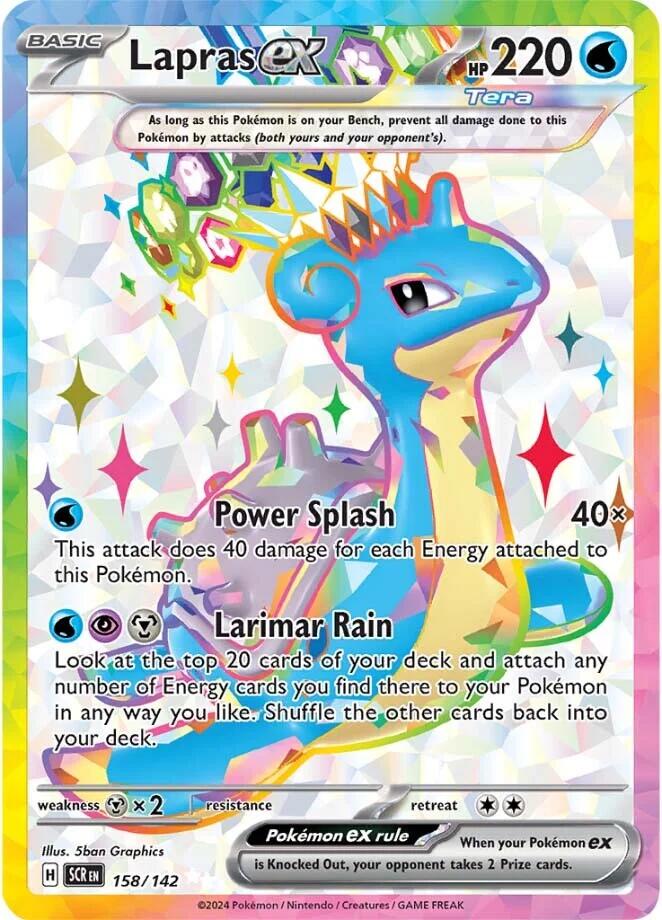 Lapras ex (158/142) [Scarlet & Violet: Stellar Crown] | Mega City Incorporated