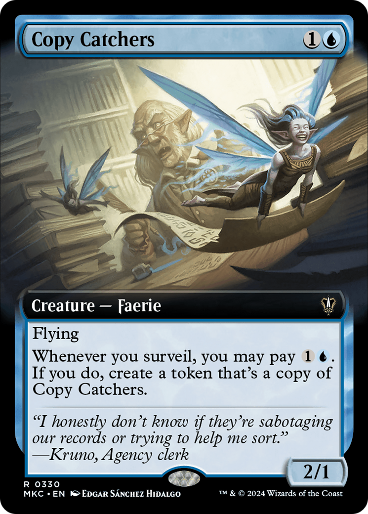 Copy Catchers (Extended Art) [Murders at Karlov Manor Commander] | Mega City Incorporated