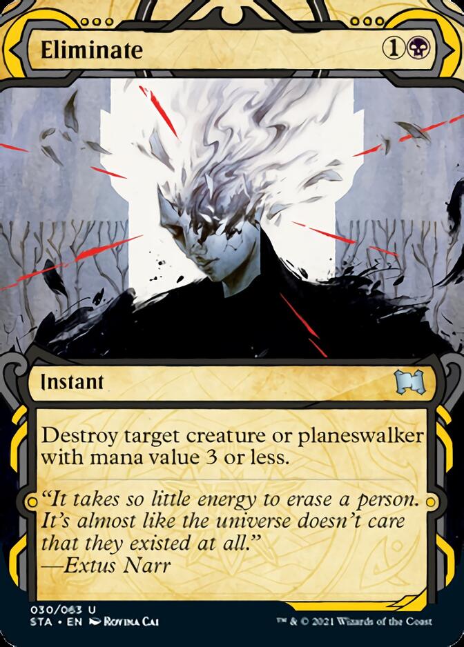 Eliminate (Foil Etched) [Strixhaven: Mystical Archive] | Mega City Incorporated