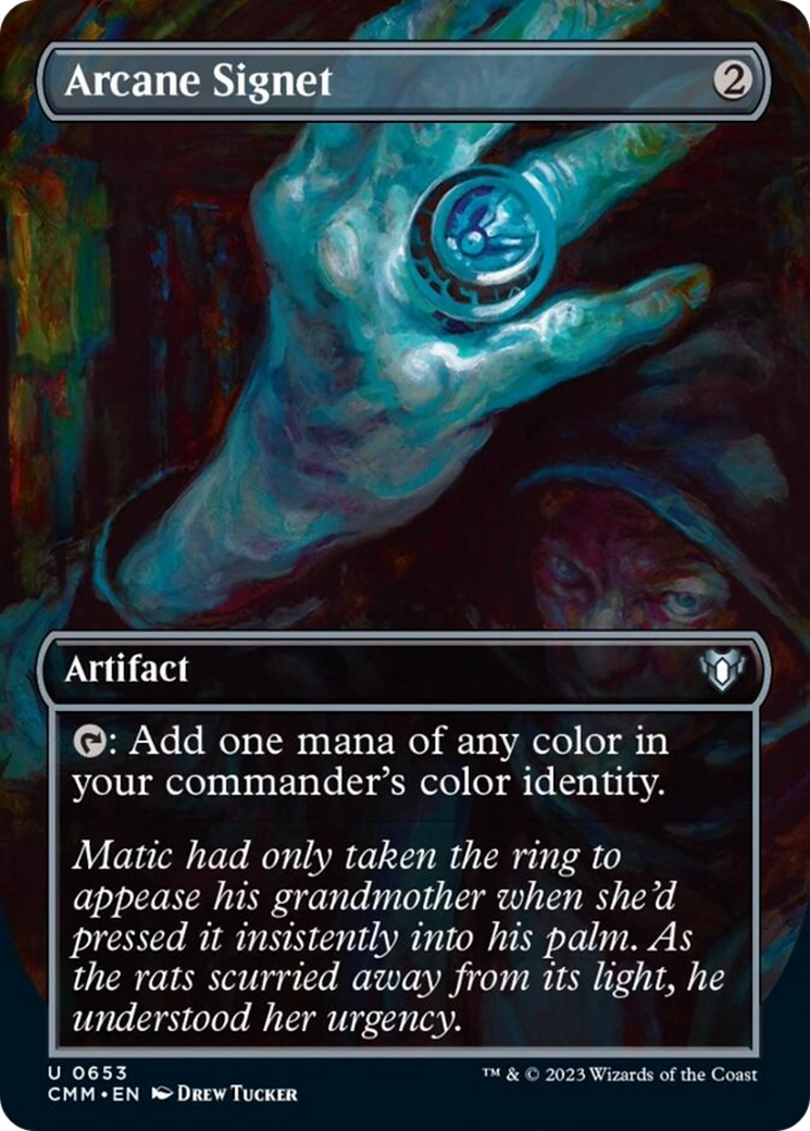 Arcane Signet (Borderless Alternate Art) [Commander Masters] | Mega City Incorporated