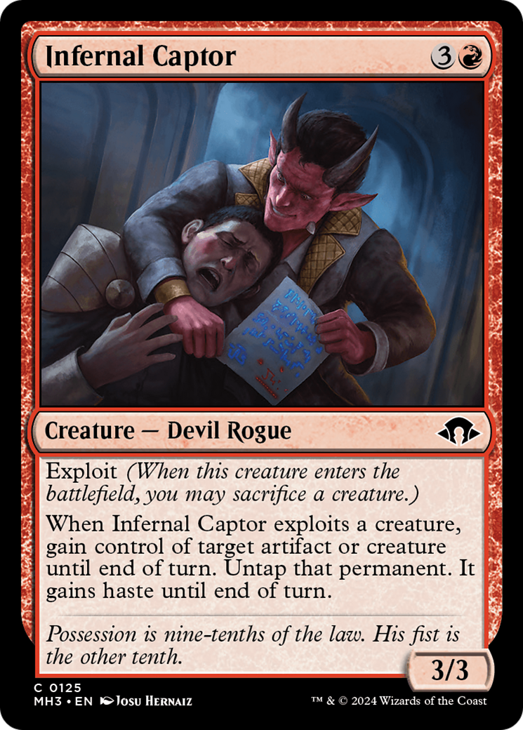 Infernal Captor [Modern Horizons 3] | Mega City Incorporated