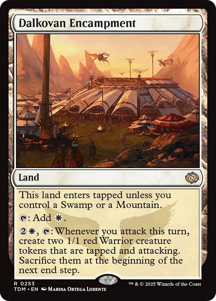 Dalkovan Encampment [Tarkir: Dragonstorm] | Mega City Incorporated