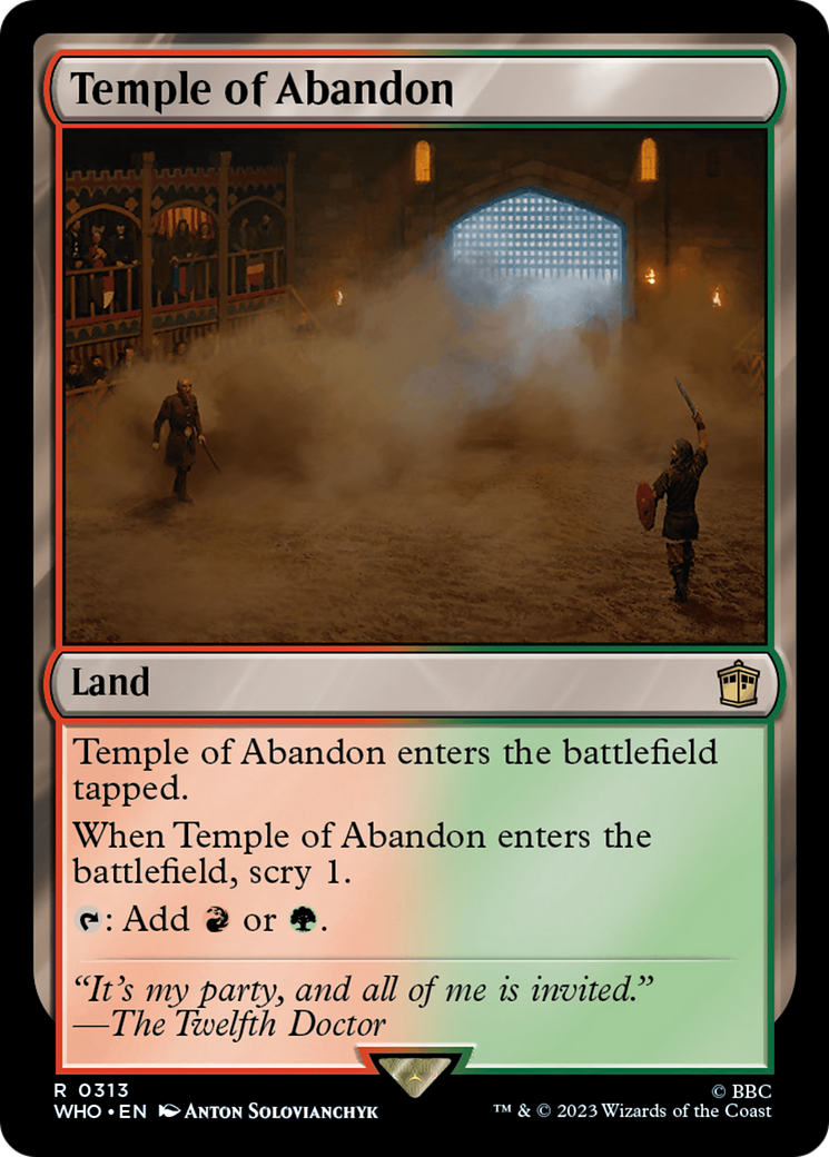 Temple of Abandon [Doctor Who] | Mega City Incorporated