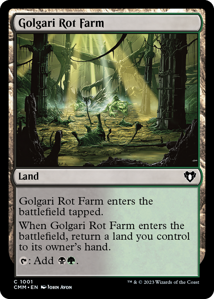 Golgari Rot Farm [Commander Masters] | Mega City Incorporated