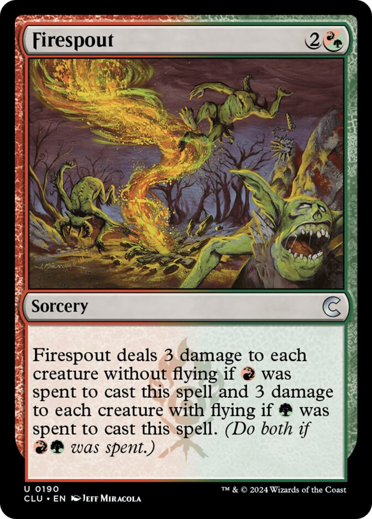 Firespout [Ravnica: Clue Edition] | Mega City Incorporated