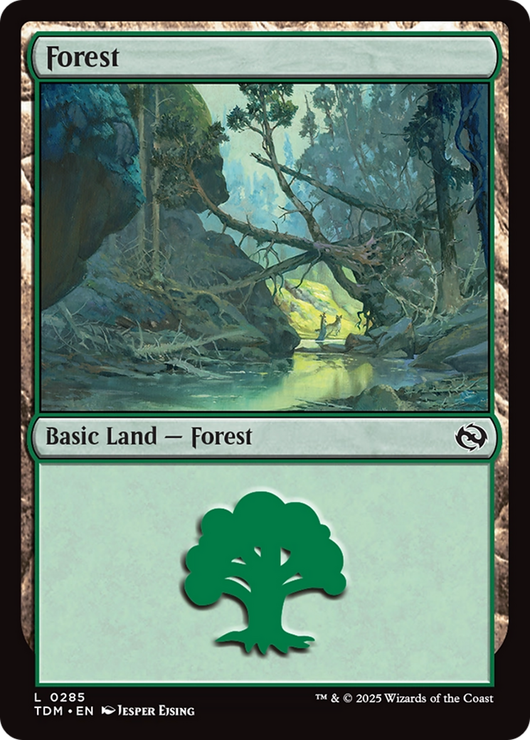 Forest (0285) [Tarkir: Dragonstorm] | Mega City Incorporated
