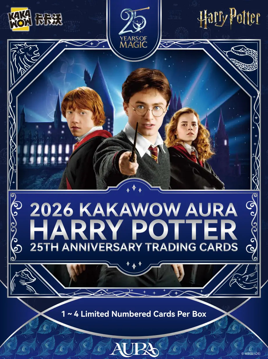 26 Harry Potter KAKAWOW AURA 25th Anniversary Trading Cards | Mega City Incorporated