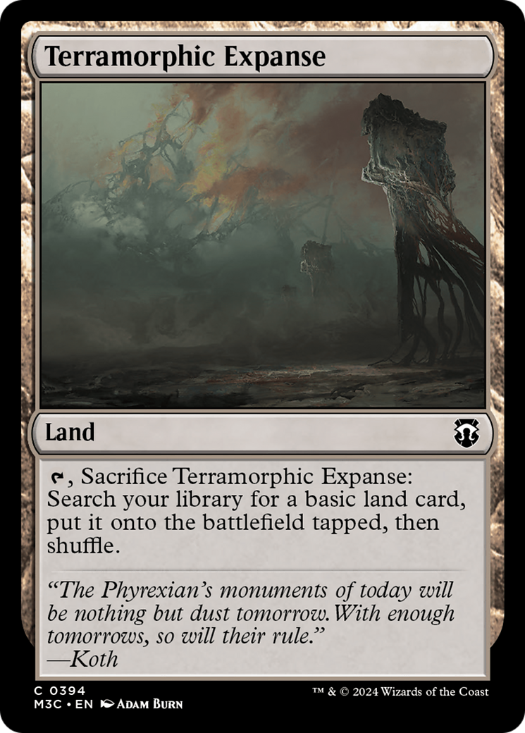 Terramorphic Expanse (Ripple Foil) [Modern Horizons 3 Commander] | Mega City Incorporated