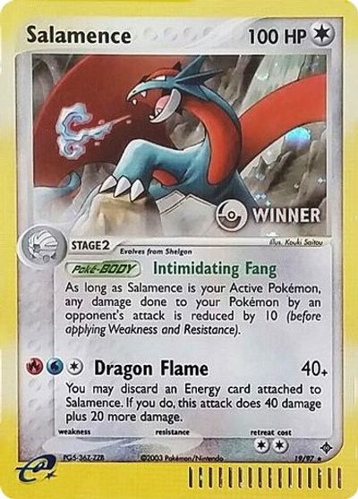 Salamence (19/97) (Winner) [League & Championship Cards] | Mega City Incorporated