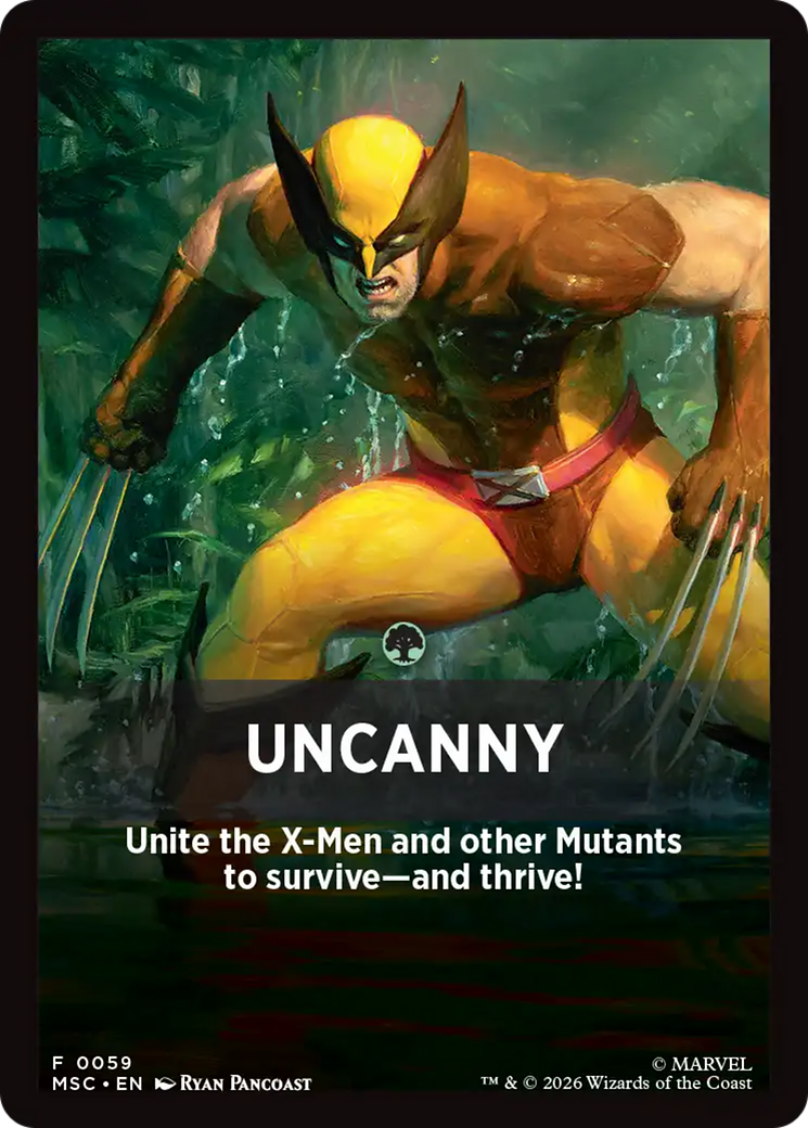 Uncanny Theme Card [Marvel Super Heroes Commander] | Mega City Incorporated