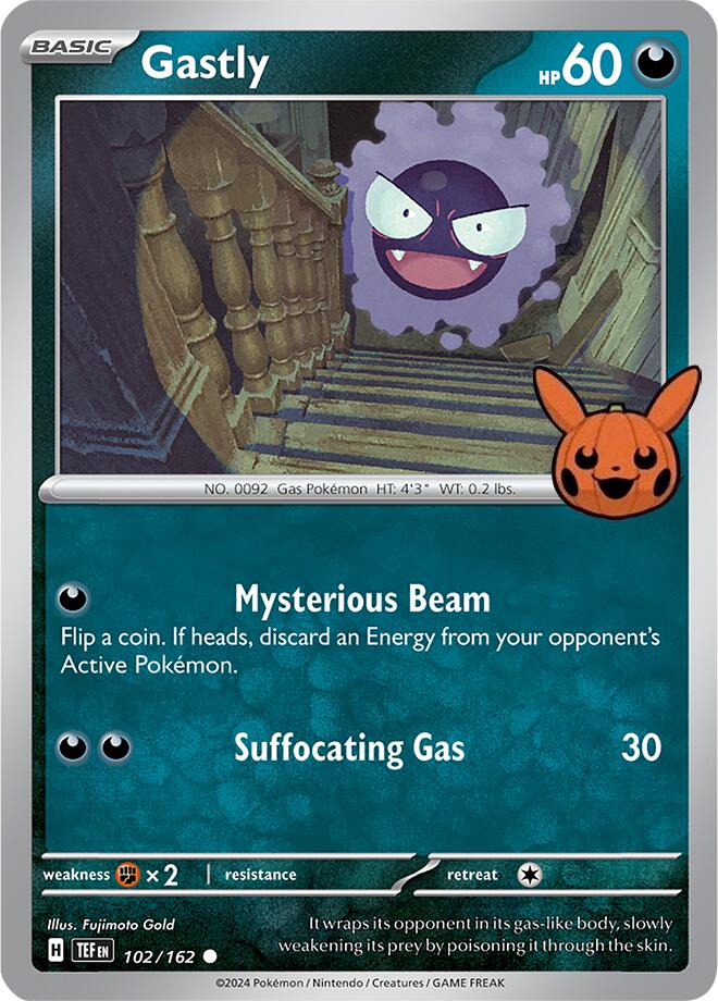 Gastly (102/162) [Trick or Trade 2024] | Mega City Incorporated