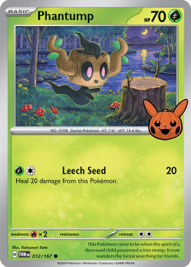 Phantump (012/167) [Trick or Trade 2024] | Mega City Incorporated