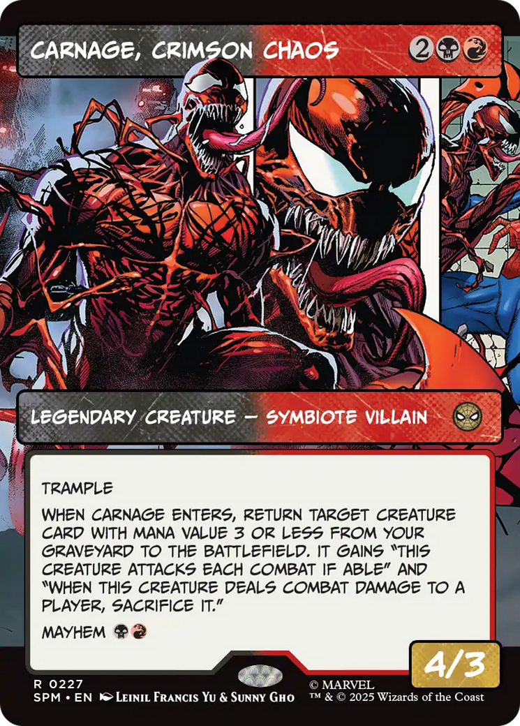 Carnage, Crimson Chaos (Borderless) [Marvel's Spider-Man] | Mega City Incorporated