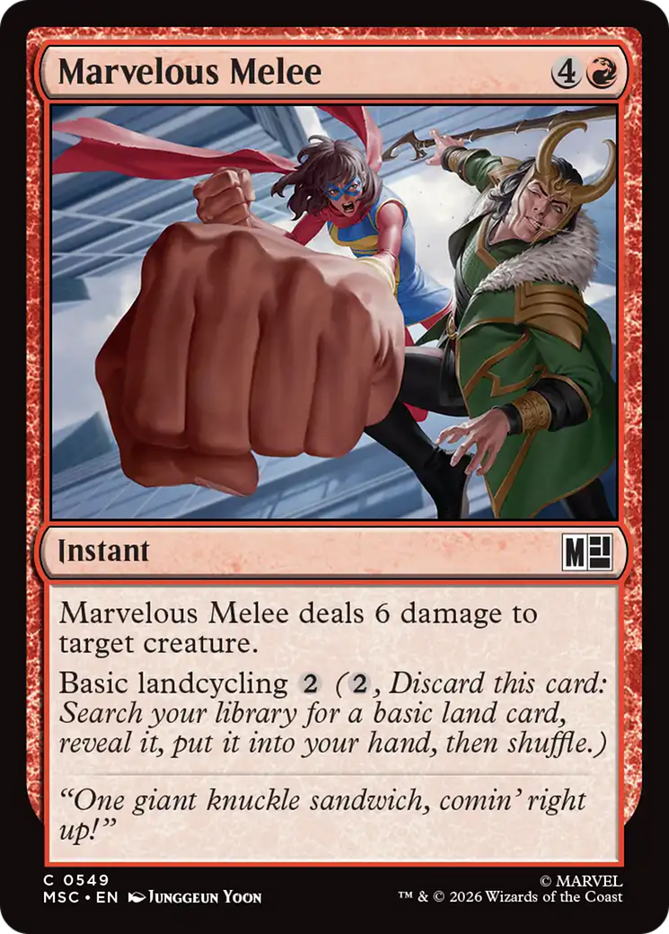 Marvelous Melee [Marvel Super Heroes Commander] | Mega City Incorporated