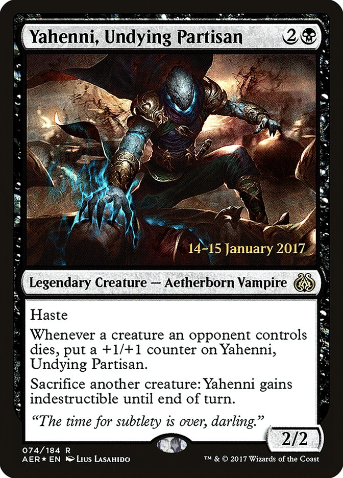 Yahenni, Undying Partisan [Aether Revolt Prerelease Promos] | Mega City Incorporated