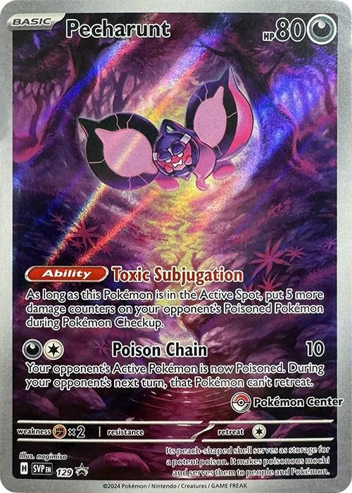 Pecharunt (129) (Pokemon Center Exclusive) [Scarlet & Violet: Black Star Promos] | Mega City Incorporated