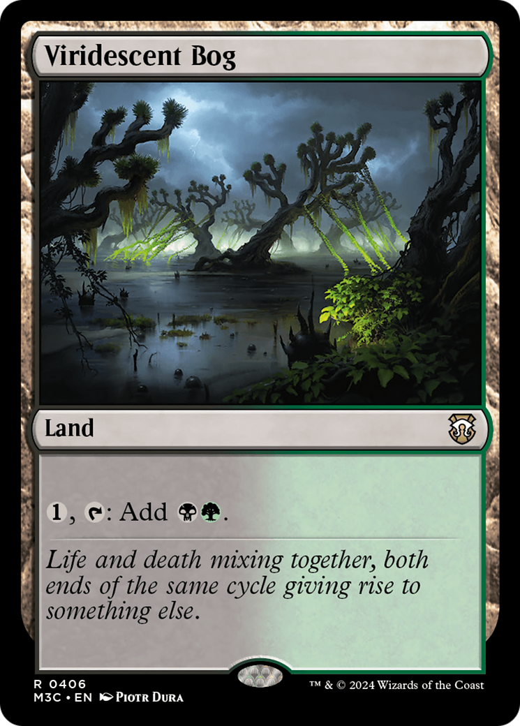 Viridescent Bog (Ripple Foil) [Modern Horizons 3 Commander] | Mega City Incorporated