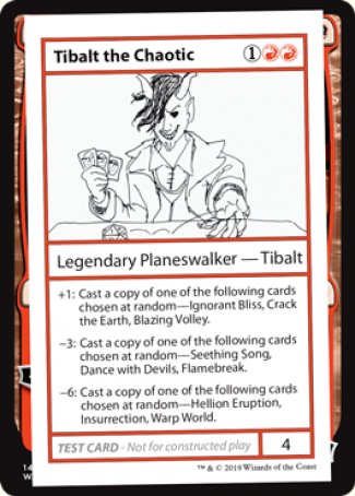 Tibalt the Chaotic (2021 Edition) [Mystery Booster Playtest Cards] | Mega City Incorporated