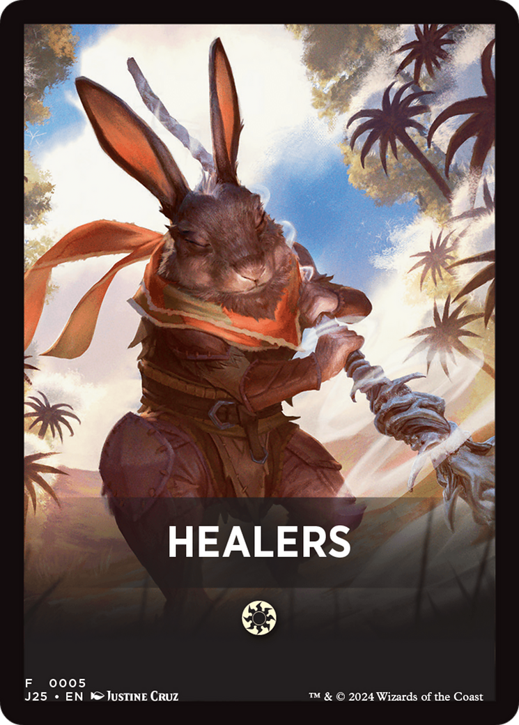 Healers Theme Card [Foundations Jumpstart Front Cards] | Mega City Incorporated