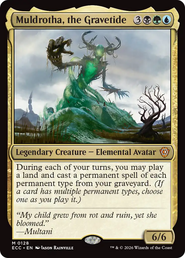 Muldrotha, the Gravetide [Lorwyn Eclipsed Commander] | Mega City Incorporated