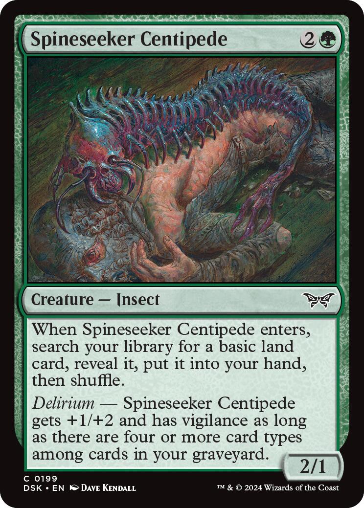 Spineseeker Centipede [Duskmourn: House of Horror] | Mega City Incorporated