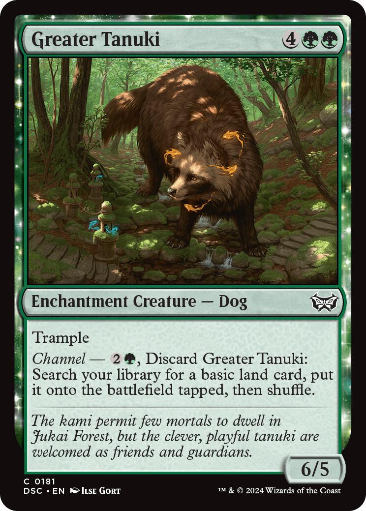 Greater Tanuki [Duskmourn: House of Horror Commander] | Mega City Incorporated