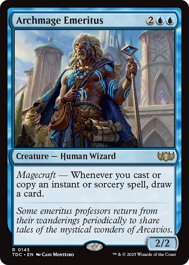 Archmage Emeritus [Tarkir: Dragonstorm Commander] | Mega City Incorporated