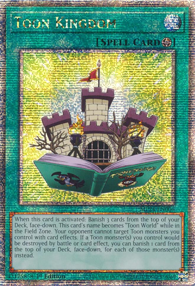 Toon Kingdom [MP24-EN006] Quarter Century Secret Rare | Mega City Incorporated