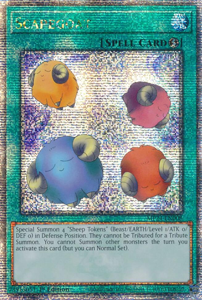 Scapegoat [MP24-EN008] Quarter Century Secret Rare | Mega City Incorporated