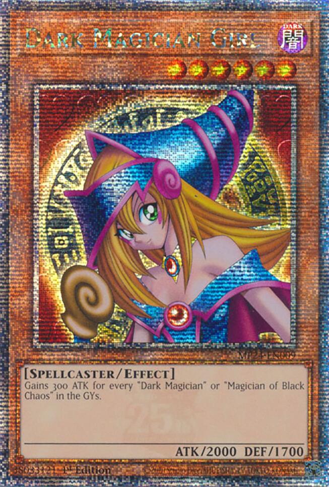 Dark Magician Girl [MP24-EN009] Quarter Century Secret Rare | Mega City Incorporated