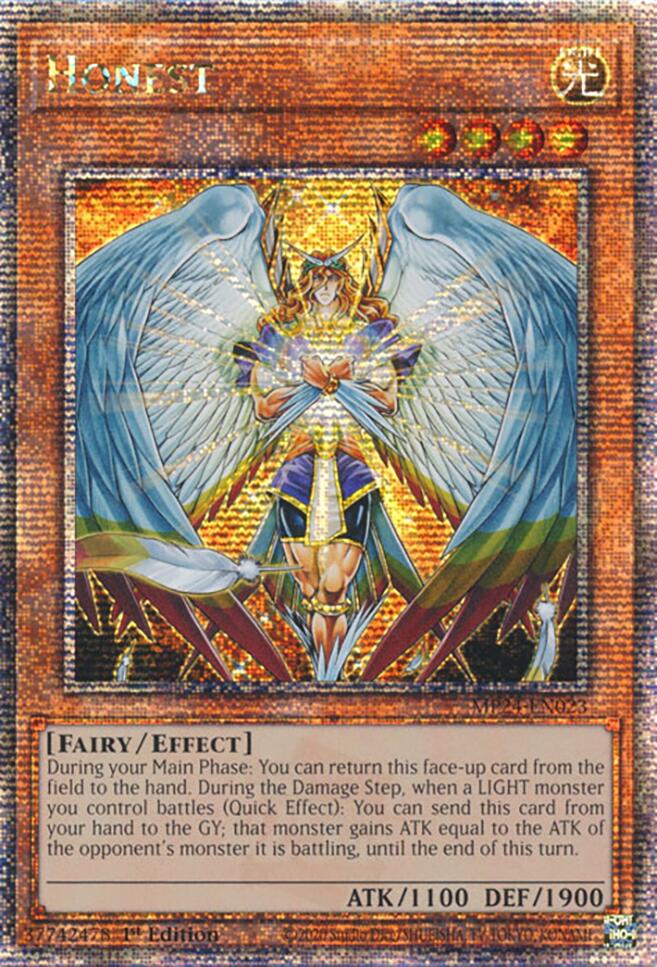 Honest [MP24-EN023] Quarter Century Secret Rare | Mega City Incorporated