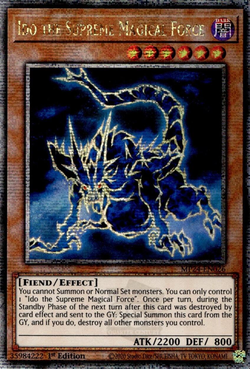 Ido the Supreme Magical Force [MP24-EN026] Quarter Century Secret Rare | Mega City Incorporated