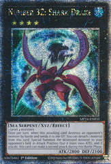 Number 32: Shark Drake [MP24-EN033] Quarter Century Secret Rare | Mega City Incorporated