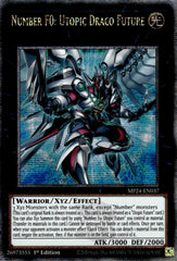 Number F0: Utopic Draco Future [MP24-EN037] Quarter Century Secret Rare | Mega City Incorporated