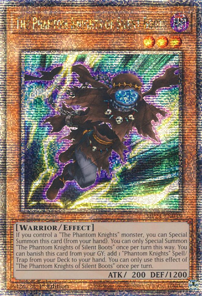 The Phantom Knights of Silent Boots [MP24-EN039] Quarter Century Secret Rare | Mega City Incorporated