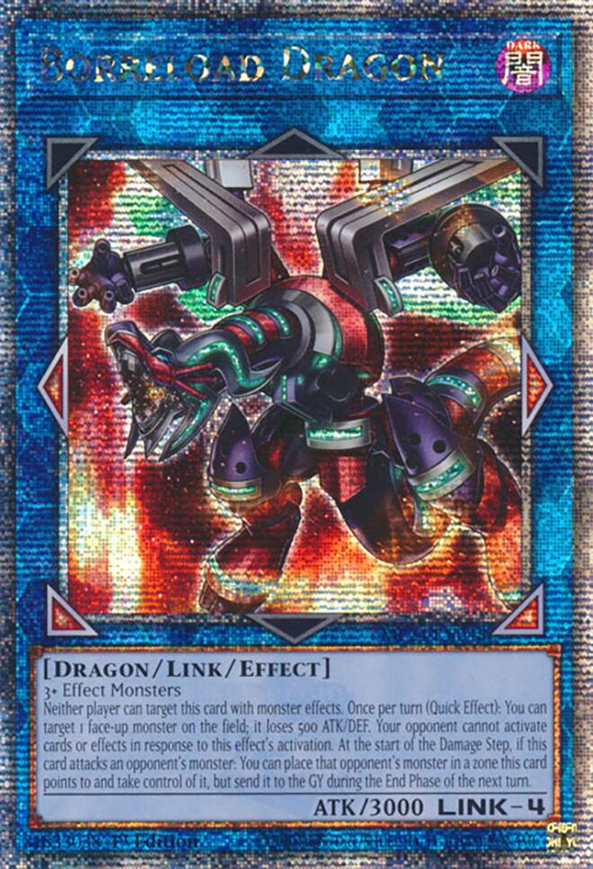 Borreload Dragon (Alternate Art) [MP24-EN048] Quarter Century Secret Rare | Mega City Incorporated