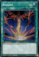 Raigeki (Alternate Art) [MP24-EN056] Prismatic Secret Rare | Mega City Incorporated