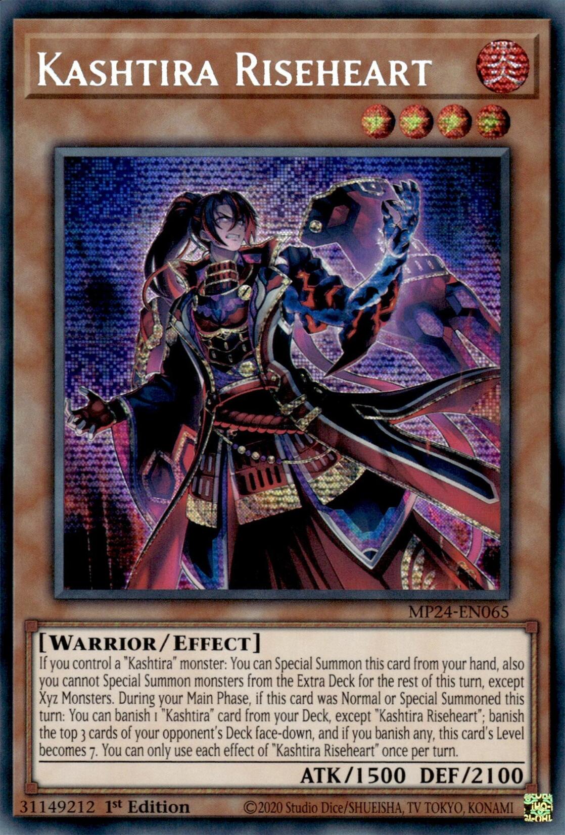 Kashtira Riseheart [MP24-EN065] Prismatic Secret Rare | Mega City Incorporated