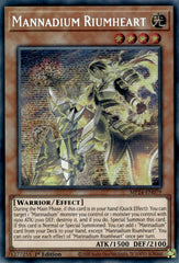 Mannadium Riumheart [MP24-EN079] Prismatic Secret Rare | Mega City Incorporated